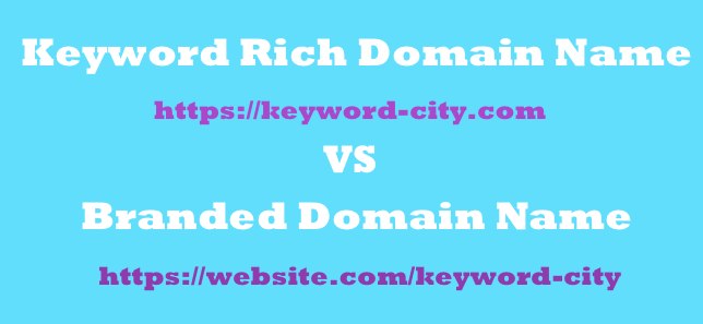 Keyword Rich Domain Name vs Branded Domain Name