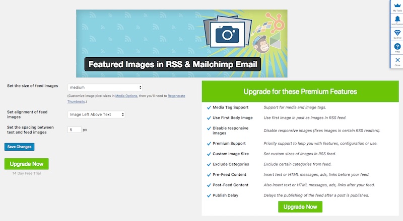 Featured Images In RSS & MailChimp Email
