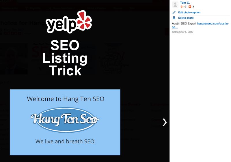 Yelp SEO Google Listing Trick