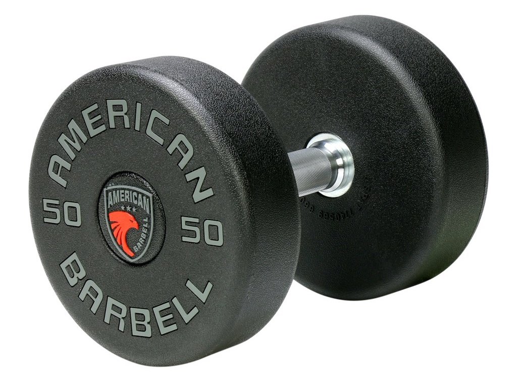 American Barbell Urethane Dumbbell 50 pounds